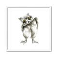Picture of Woodland Owl _GroupedProduct_Square_Mini_ _GroupedProduct_Square_Framed_Matted_