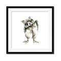 Picture of Woodland Owl _GroupedProduct_Square_Mini_ _GroupedProduct_Square_Framed_Matted_