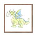 Picture of Dragon  _GroupedProduct_Square_Mini_ _GroupedProduct_Square_Framed_Matted_