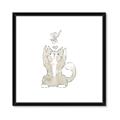 Picture of Playful Kitty _GroupedProduct_Square_Mini_ _GroupedProduct_Square_Framed_Matted_