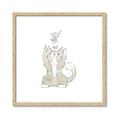 Picture of Playful Kitty _GroupedProduct_Square_Mini_ _GroupedProduct_Square_Framed_Matted_