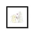 Picture of Playful Bunnies _GroupedProduct_Square_Mini_ _GroupedProduct_Square_Framed_Matted_