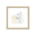 Picture of Playful Bunnies _GroupedProduct_Square_Mini_ _GroupedProduct_Square_Framed_Matted_