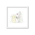 Picture of Playful Bunnies _GroupedProduct_Square_Mini_ _GroupedProduct_Square_Framed_Matted_