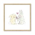 Picture of Playful Bunnies _GroupedProduct_Square_Mini_ _GroupedProduct_Square_Framed_Matted_