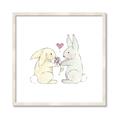 Picture of Playful Bunnies _GroupedProduct_Square_Mini_ _GroupedProduct_Square_Framed_Matted_