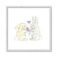 Picture of Playful Bunnies _GroupedProduct_Square_Mini_ _GroupedProduct_Square_Framed_Matted_