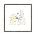 Picture of Playful Bunnies _GroupedProduct_Square_Mini_ _GroupedProduct_Square_Framed_Matted_