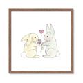 Picture of Playful Bunnies _GroupedProduct_Square_Mini_ _GroupedProduct_Square_Framed_Matted_