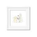Picture of Playful Bunnies _GroupedProduct_Square_Mini_ _GroupedProduct_Square_Framed_Matted_