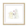 Picture of Playful Bunnies _GroupedProduct_Square_Mini_ _GroupedProduct_Square_Framed_Matted_
