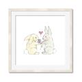 Picture of Playful Bunnies _GroupedProduct_Square_Mini_ _GroupedProduct_Square_Framed_Matted_
