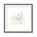 Picture of Playful Bunnies _GroupedProduct_Square_Mini_ _GroupedProduct_Square_Framed_Matted_