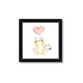 Picture of Heart Balloon Cheetah _GroupedProduct_Square_Mini_ _GroupedProduct_Square_Framed_Matted_