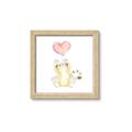 Picture of Heart Balloon Cheetah _GroupedProduct_Square_Mini_ _GroupedProduct_Square_Framed_Matted_