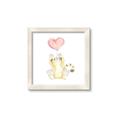 Picture of Heart Balloon Cheetah _GroupedProduct_Square_Mini_ _GroupedProduct_Square_Framed_Matted_