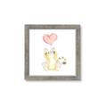 Picture of Heart Balloon Cheetah _GroupedProduct_Square_Mini_ _GroupedProduct_Square_Framed_Matted_