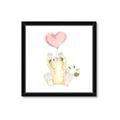 Picture of Heart Balloon Cheetah _GroupedProduct_Square_Mini_ _GroupedProduct_Square_Framed_Matted_