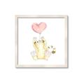 Picture of Heart Balloon Cheetah _GroupedProduct_Square_Mini_ _GroupedProduct_Square_Framed_Matted_