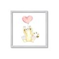 Picture of Heart Balloon Cheetah _GroupedProduct_Square_Mini_ _GroupedProduct_Square_Framed_Matted_