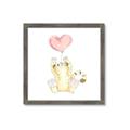 Picture of Heart Balloon Cheetah _GroupedProduct_Square_Mini_ _GroupedProduct_Square_Framed_Matted_