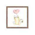 Picture of Heart Balloon Cheetah _GroupedProduct_Square_Mini_ _GroupedProduct_Square_Framed_Matted_