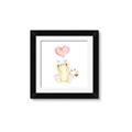Picture of Heart Balloon Cheetah _GroupedProduct_Square_Mini_ _GroupedProduct_Square_Framed_Matted_