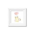 Picture of Heart Balloon Cheetah _GroupedProduct_Square_Mini_ _GroupedProduct_Square_Framed_Matted_