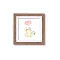 Picture of Heart Balloon Cheetah _GroupedProduct_Square_Mini_ _GroupedProduct_Square_Framed_Matted_