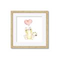 Picture of Heart Balloon Cheetah _GroupedProduct_Square_Mini_ _GroupedProduct_Square_Framed_Matted_