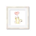 Picture of Heart Balloon Cheetah _GroupedProduct_Square_Mini_ _GroupedProduct_Square_Framed_Matted_