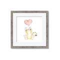 Picture of Heart Balloon Cheetah _GroupedProduct_Square_Mini_ _GroupedProduct_Square_Framed_Matted_