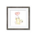 Picture of Heart Balloon Cheetah _GroupedProduct_Square_Mini_ _GroupedProduct_Square_Framed_Matted_