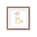 Picture of Heart Balloon Cheetah _GroupedProduct_Square_Mini_ _GroupedProduct_Square_Framed_Matted_