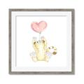 Picture of Heart Balloon Cheetah _GroupedProduct_Square_Mini_ _GroupedProduct_Square_Framed_Matted_