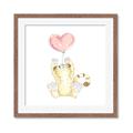 Picture of Heart Balloon Cheetah _GroupedProduct_Square_Mini_ _GroupedProduct_Square_Framed_Matted_
