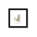 Picture of Stay Wild Wolf _GroupedProduct_Square_Mini_ _GroupedProduct_Square_Framed_Matted_
