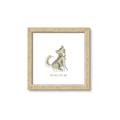 Picture of Stay Wild Wolf _GroupedProduct_Square_Mini_ _GroupedProduct_Square_Framed_Matted_