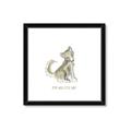Picture of Stay Wild Wolf _GroupedProduct_Square_Mini_ _GroupedProduct_Square_Framed_Matted_