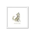 Picture of Stay Wild Wolf _GroupedProduct_Square_Mini_ _GroupedProduct_Square_Framed_Matted_