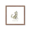 Picture of Stay Wild Wolf _GroupedProduct_Square_Mini_ _GroupedProduct_Square_Framed_Matted_