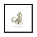 Picture of Stay Wild Wolf _GroupedProduct_Square_Mini_ _GroupedProduct_Square_Framed_Matted_