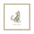 Picture of Stay Wild Wolf _GroupedProduct_Square_Mini_ _GroupedProduct_Square_Framed_Matted_