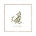 Picture of Stay Wild Wolf _GroupedProduct_Square_Mini_ _GroupedProduct_Square_Framed_Matted_