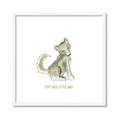 Picture of Stay Wild Wolf _GroupedProduct_Square_Mini_ _GroupedProduct_Square_Framed_Matted_