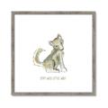 Picture of Stay Wild Wolf _GroupedProduct_Square_Mini_ _GroupedProduct_Square_Framed_Matted_