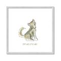 Picture of Stay Wild Wolf _GroupedProduct_Square_Mini_ _GroupedProduct_Square_Framed_Matted_