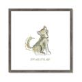 Picture of Stay Wild Wolf _GroupedProduct_Square_Mini_ _GroupedProduct_Square_Framed_Matted_
