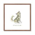 Picture of Stay Wild Wolf _GroupedProduct_Square_Mini_ _GroupedProduct_Square_Framed_Matted_