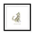 Picture of Stay Wild Wolf _GroupedProduct_Square_Mini_ _GroupedProduct_Square_Framed_Matted_